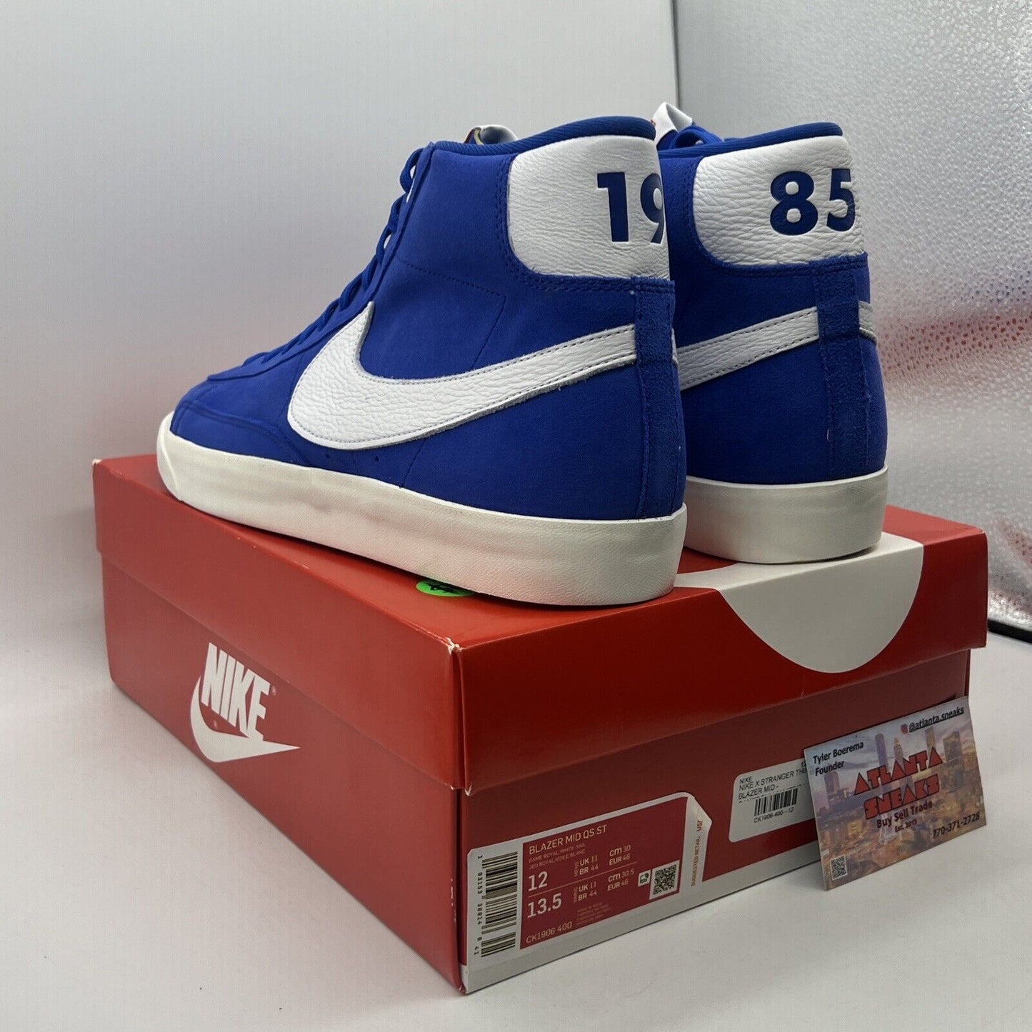 Size 12 - Nike Stranger Things x Blazer Mid OG Collection Suede (CK1906-400)