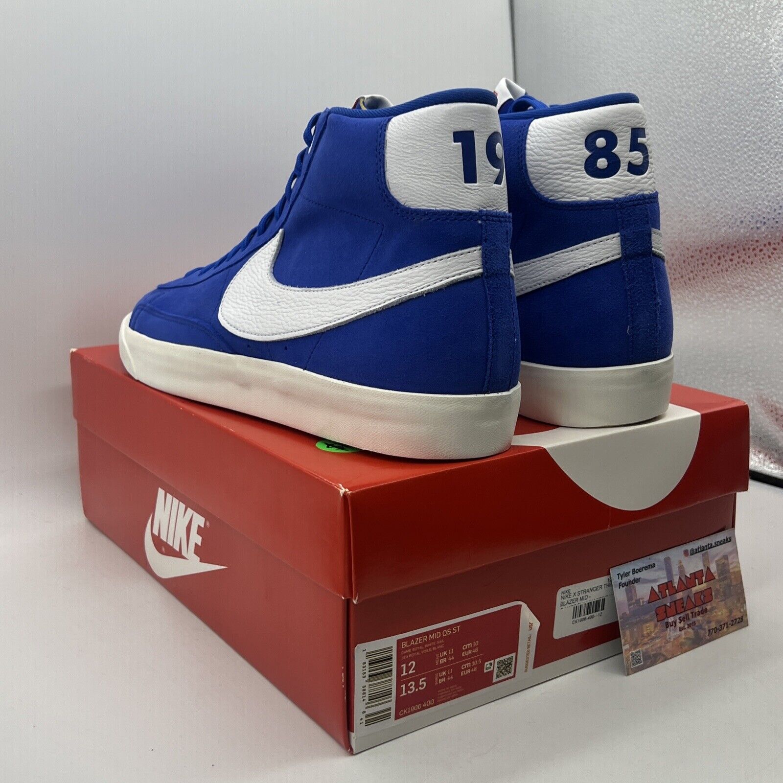 Size 12 - Nike Stranger Things x Blazer Mid OG Collection Suede (CK1906-400)