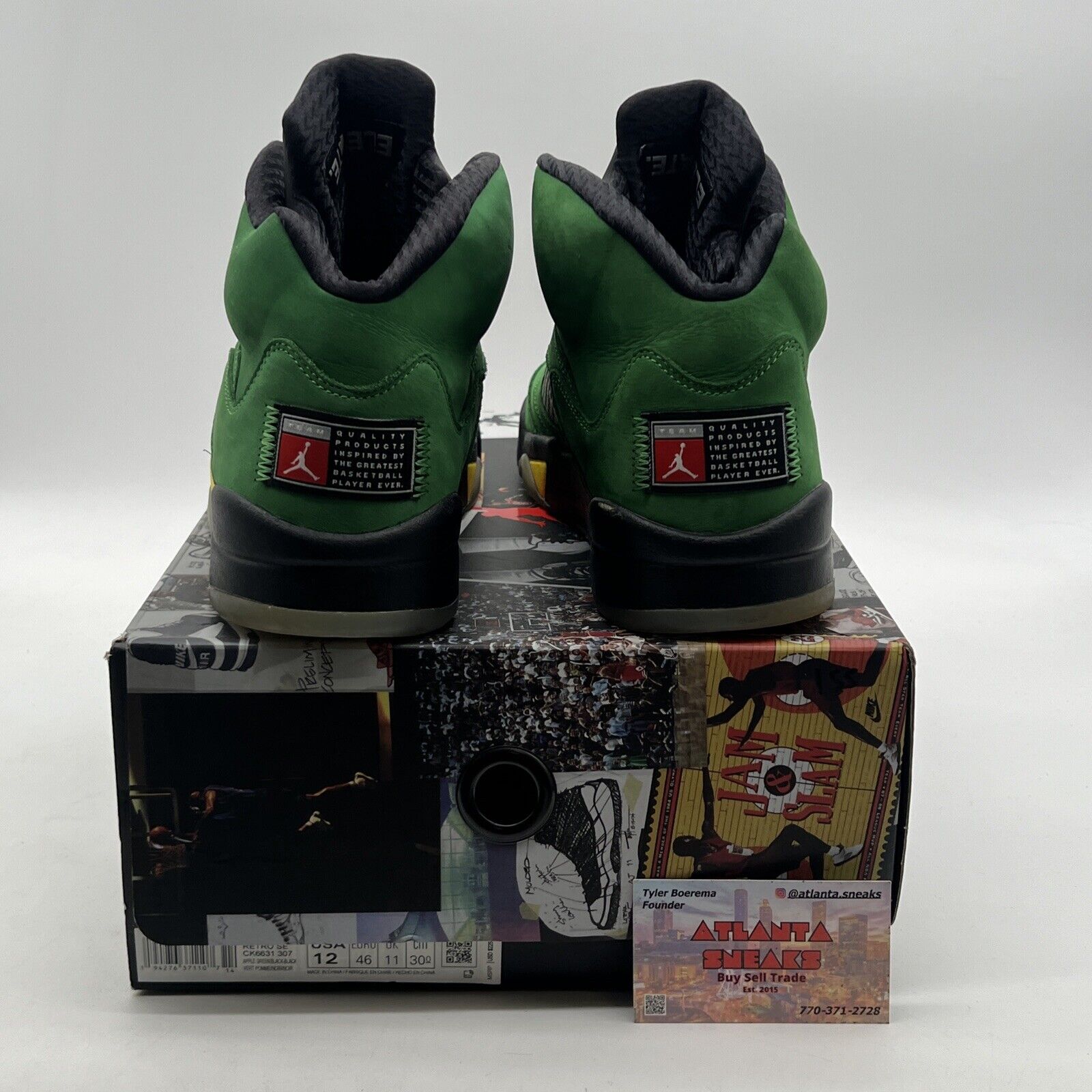 Size 12 - Air Jordan 5 Retro SE Oregon 2020 (CK6631-307)