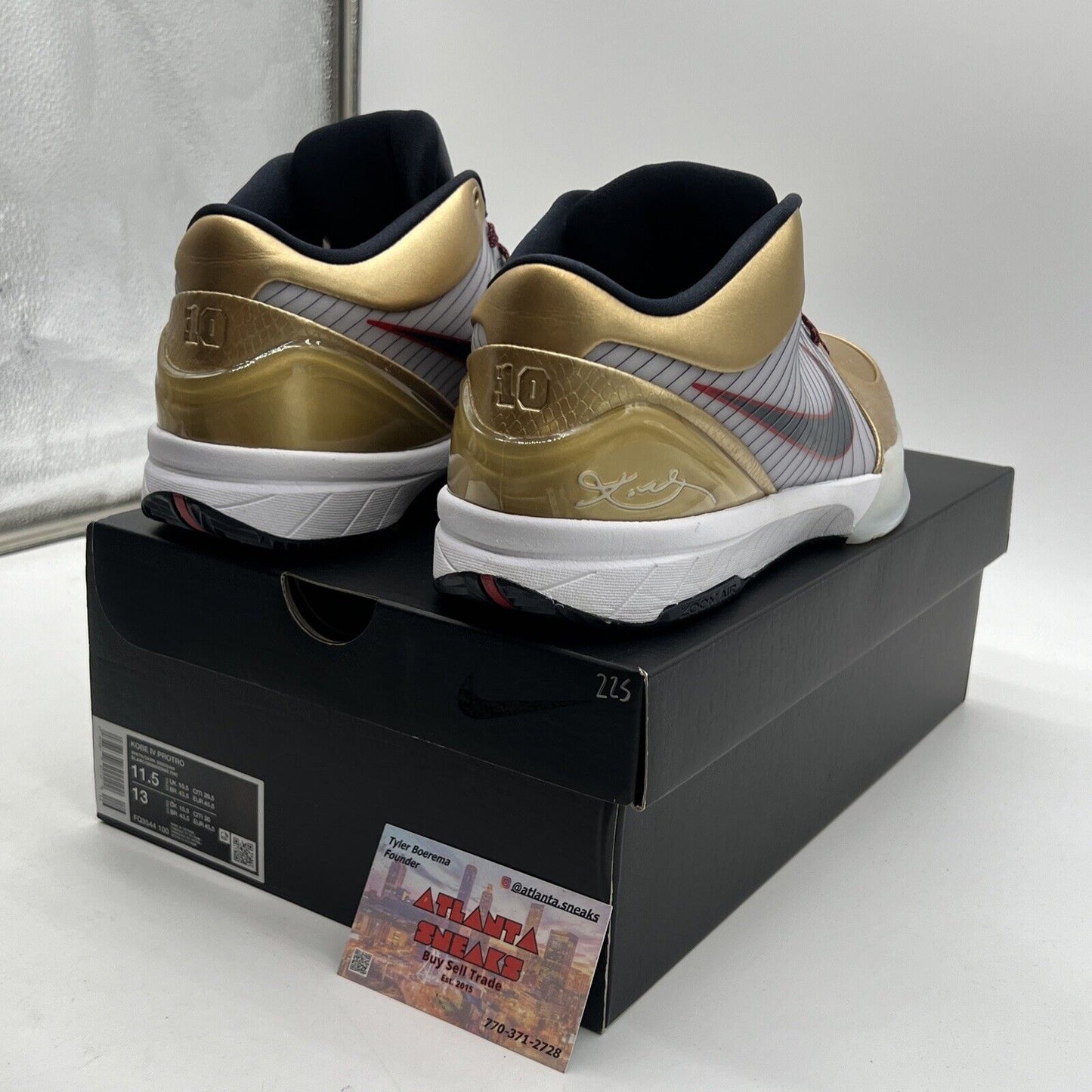 Size 11.5 - Nike Zoom Kobe 4 Protro 2024 Gold Medal (FQ3544-100)