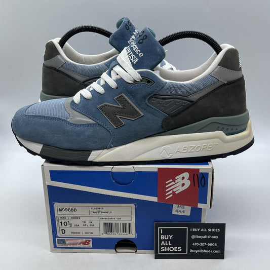 Size 10.5 - New Balance 998 Made in USA Blue Denim (M998BD)