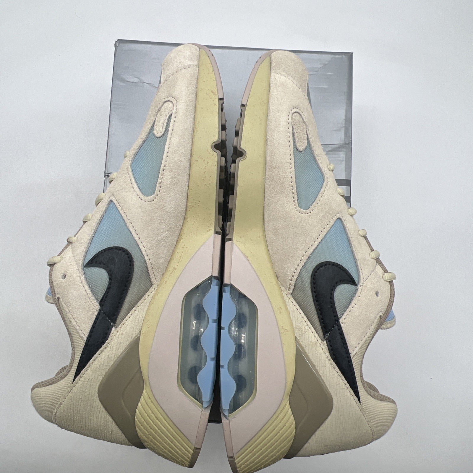 Size 12 - Nike Air Max 180 Light Khaki Psychic Blue (HJ6282-200)