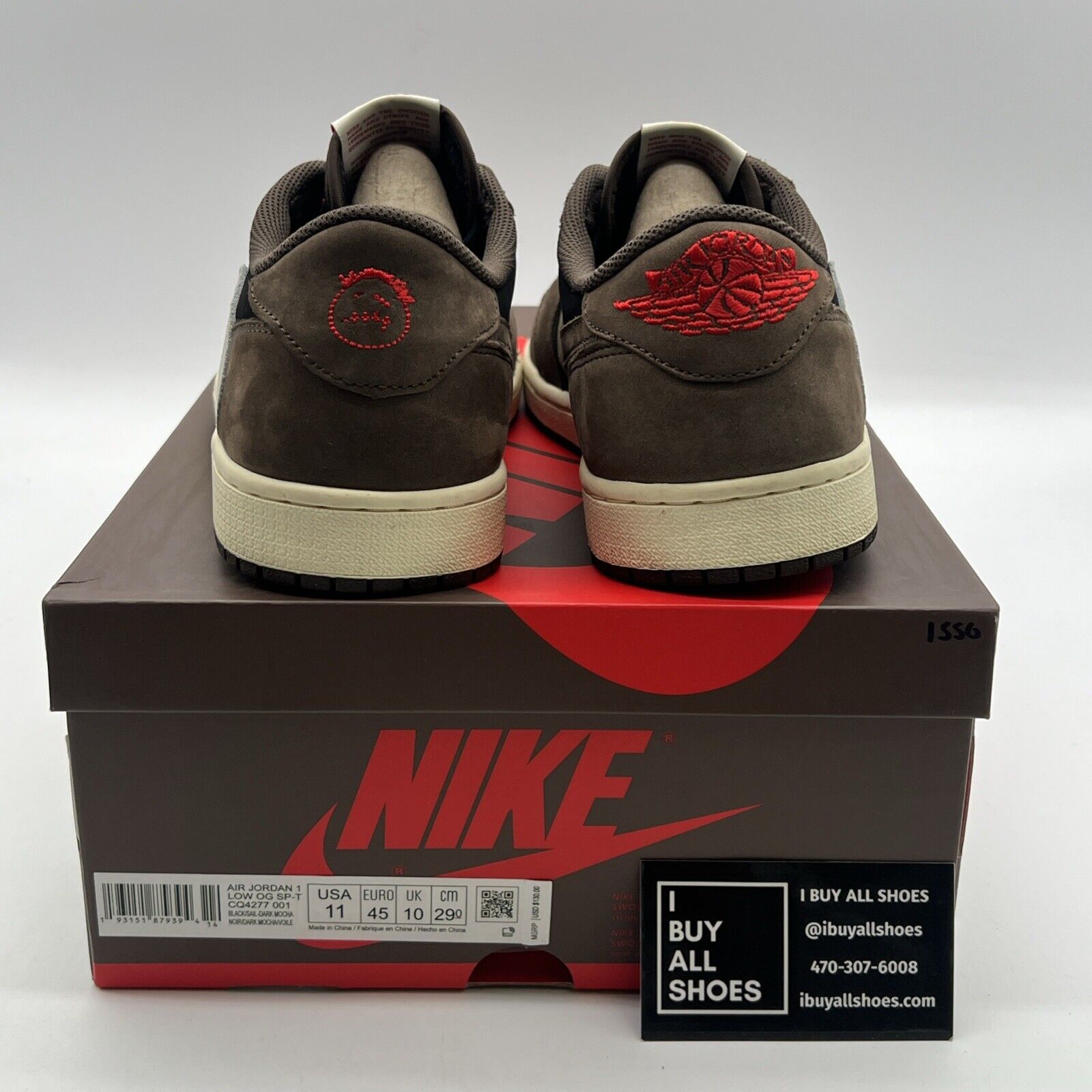 Size 11 - Air Jordan 1 x Travis Scott Low Mocha (CQ4277-001)