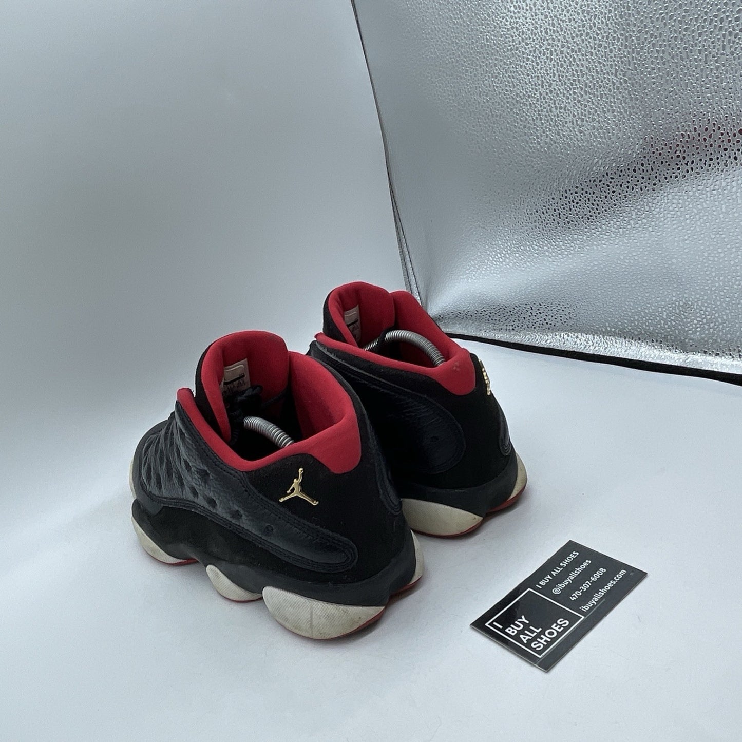 Size 10.5 - Air Jordan 13 Retro Low Bred Black (310810-027)