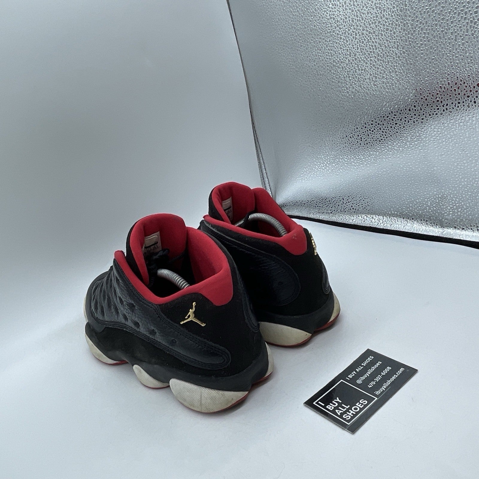 Size 10.5 - Air Jordan 13 Retro Low Bred Black (310810-027)