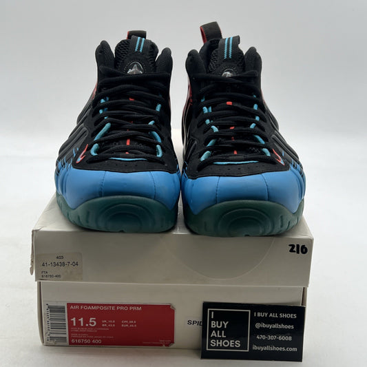 Size 11.5 - Nike Air Foamposite Pro Spider-Man (616750-400)