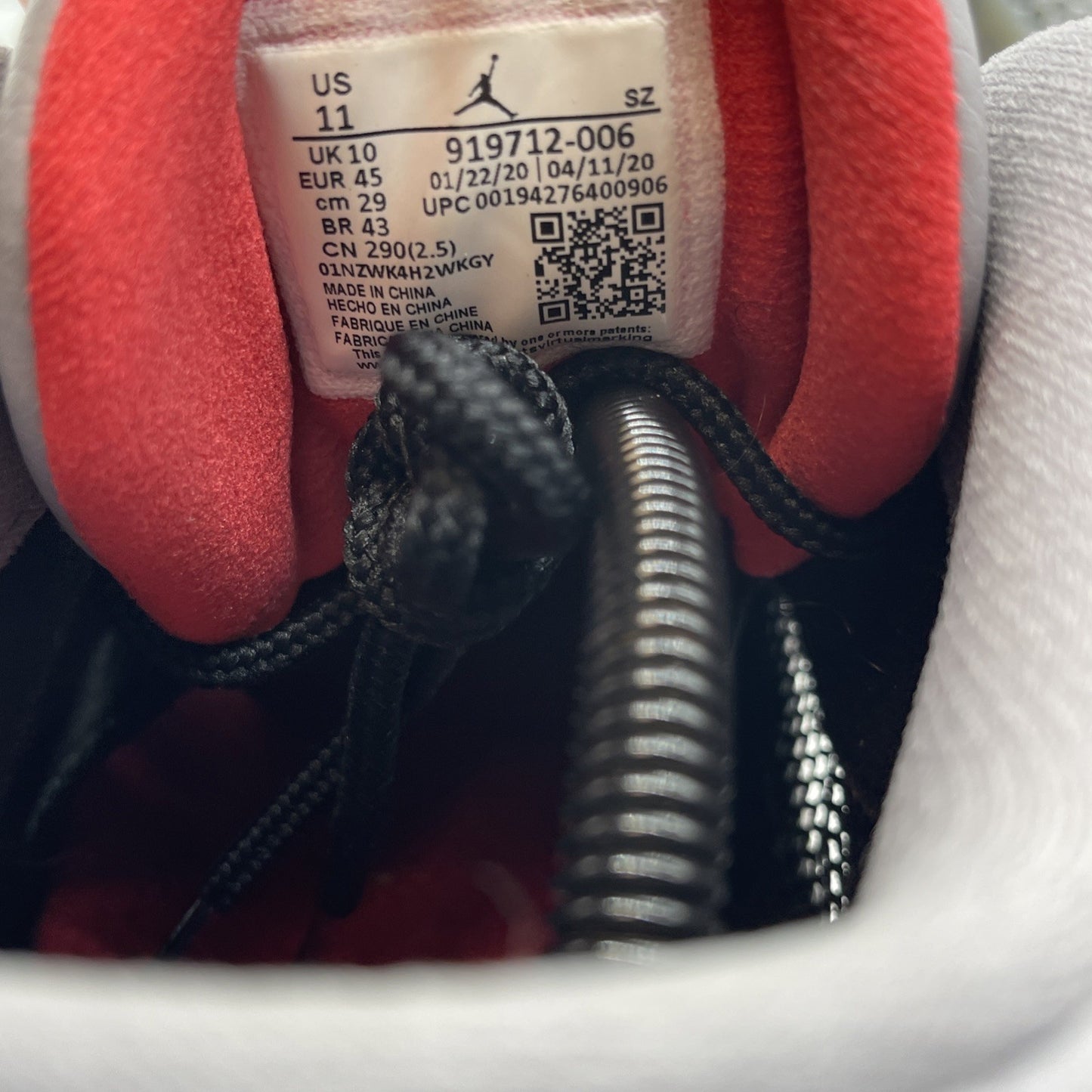Size 11 - Air Jordan 11 Retro IE Low Black Cement (919712-006)
