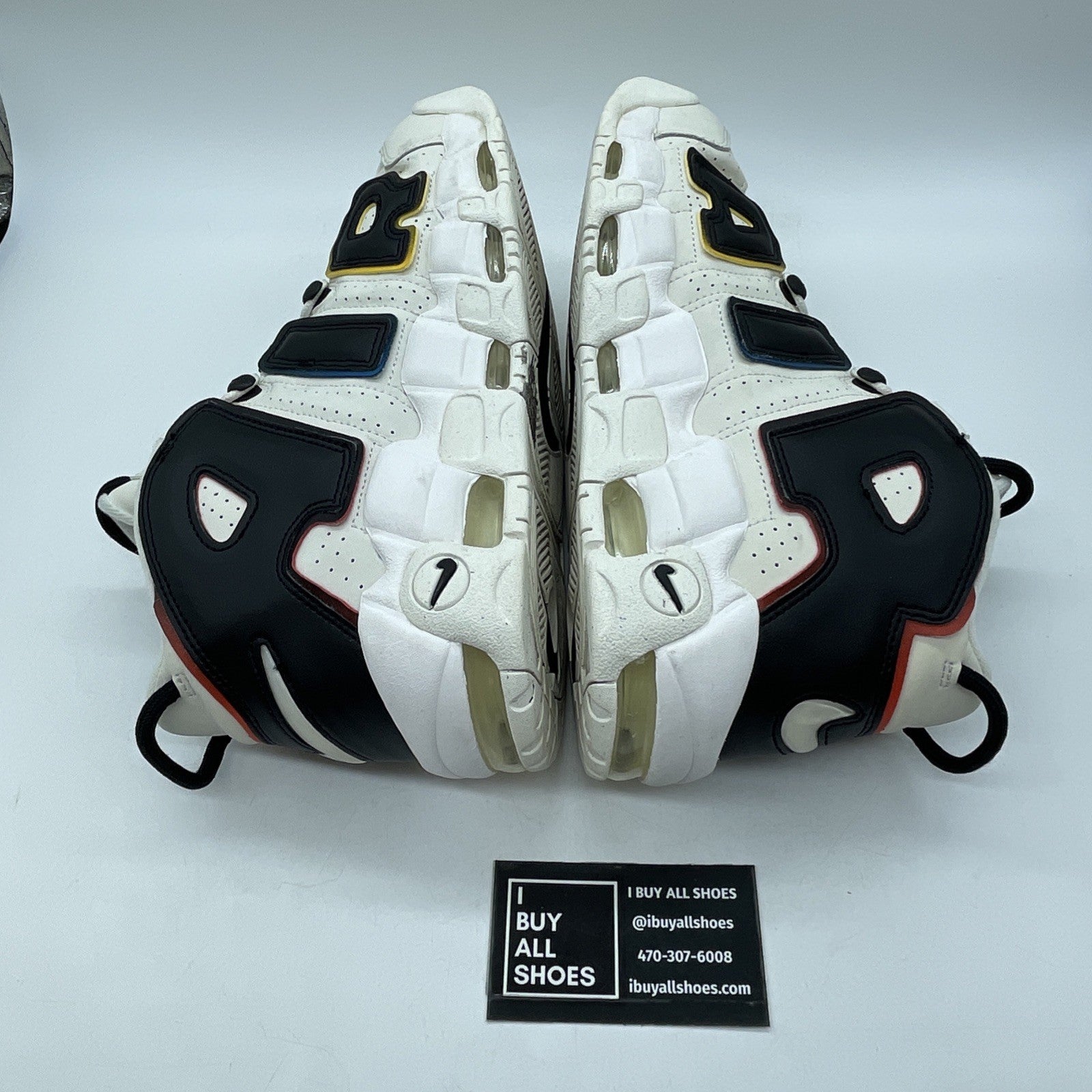 Size 10.5 - Nike Air More Uptempo '96 Primary Colors Suede Leather (DM1297-100)