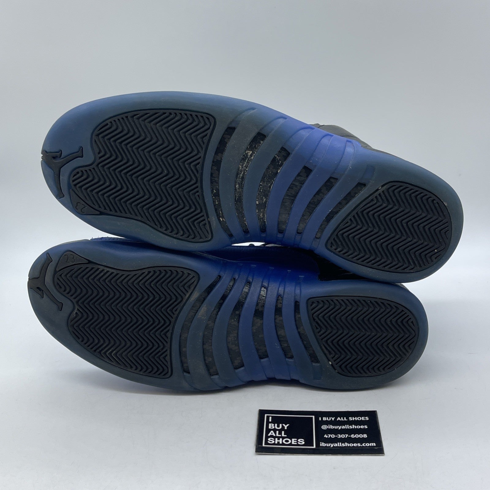 Size 11.5 - Air Jordan 12 Retro Game Royal Black Suede Leather (130690-014)