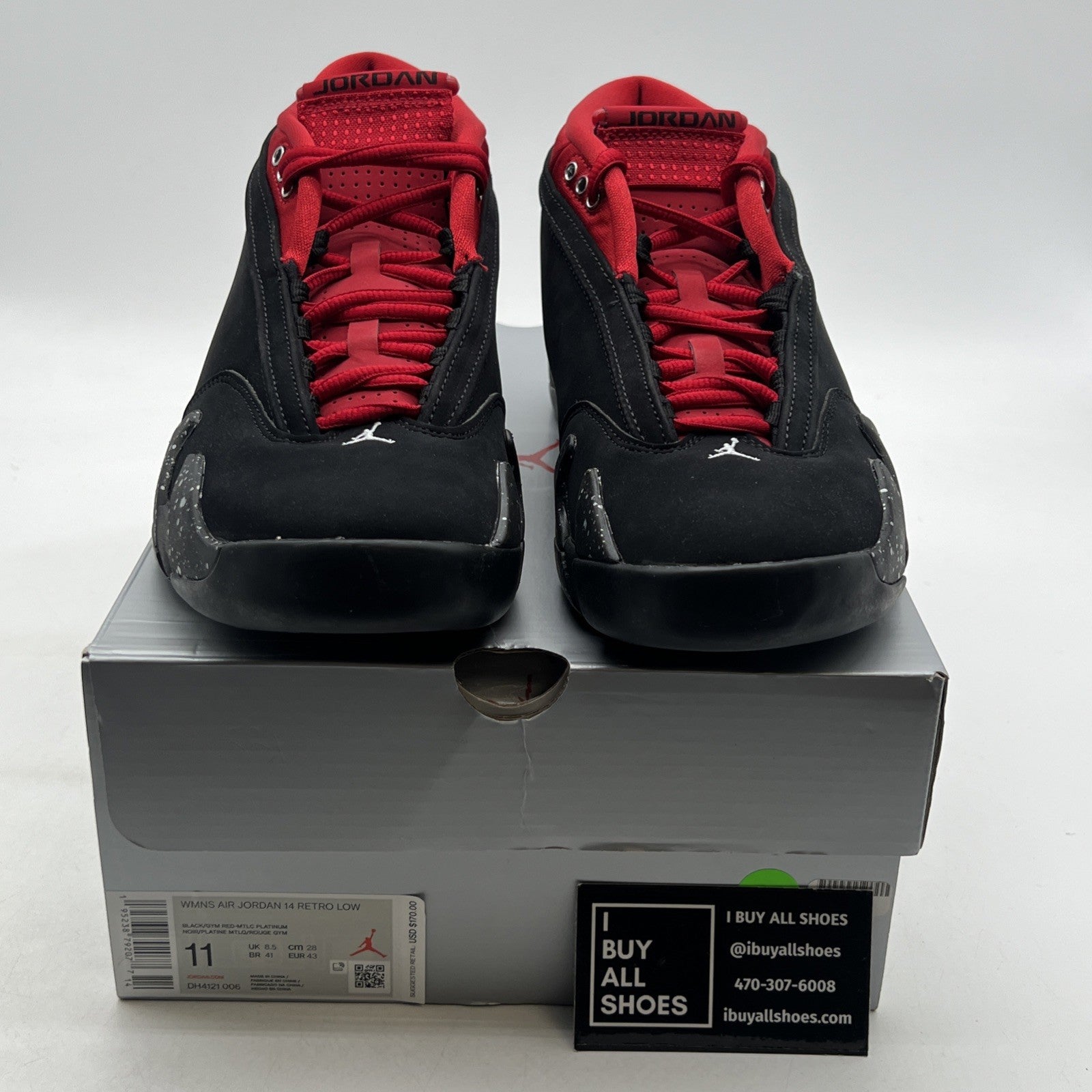 Size 11 - Air Jordan 14 Retro Low Red Lipstick W (DH4121-006)