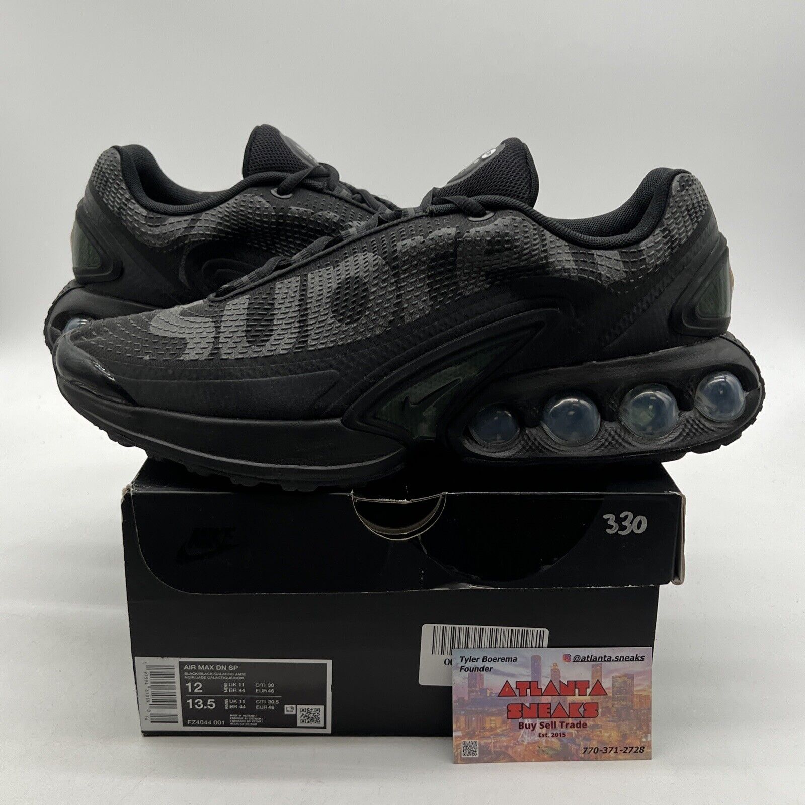 Size 12 - Nike Supreme x Air Max DN Black Galactic Jade (FZ4044-001)