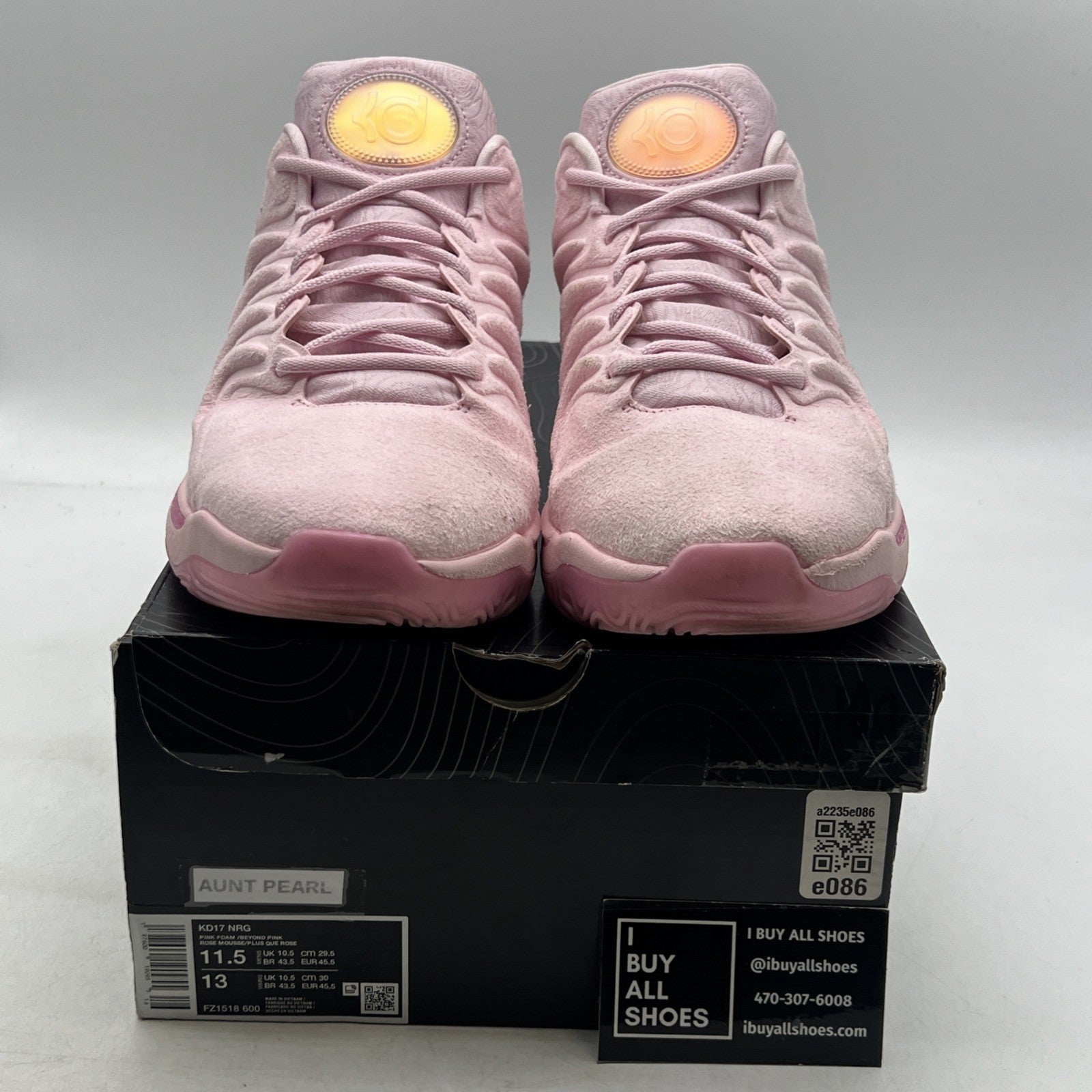 Size 11.5 - Nike KD 17 NRG Aunt Pearl (FZ1518-600)