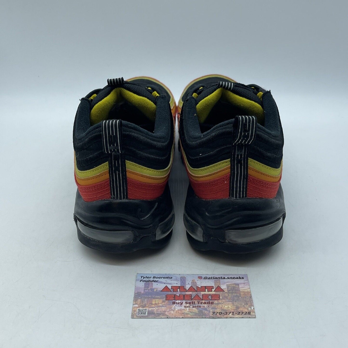 Size 11 - Nike Air Max 97 Hanshin Tigers Black White Yellow Suede (CT4525-001)