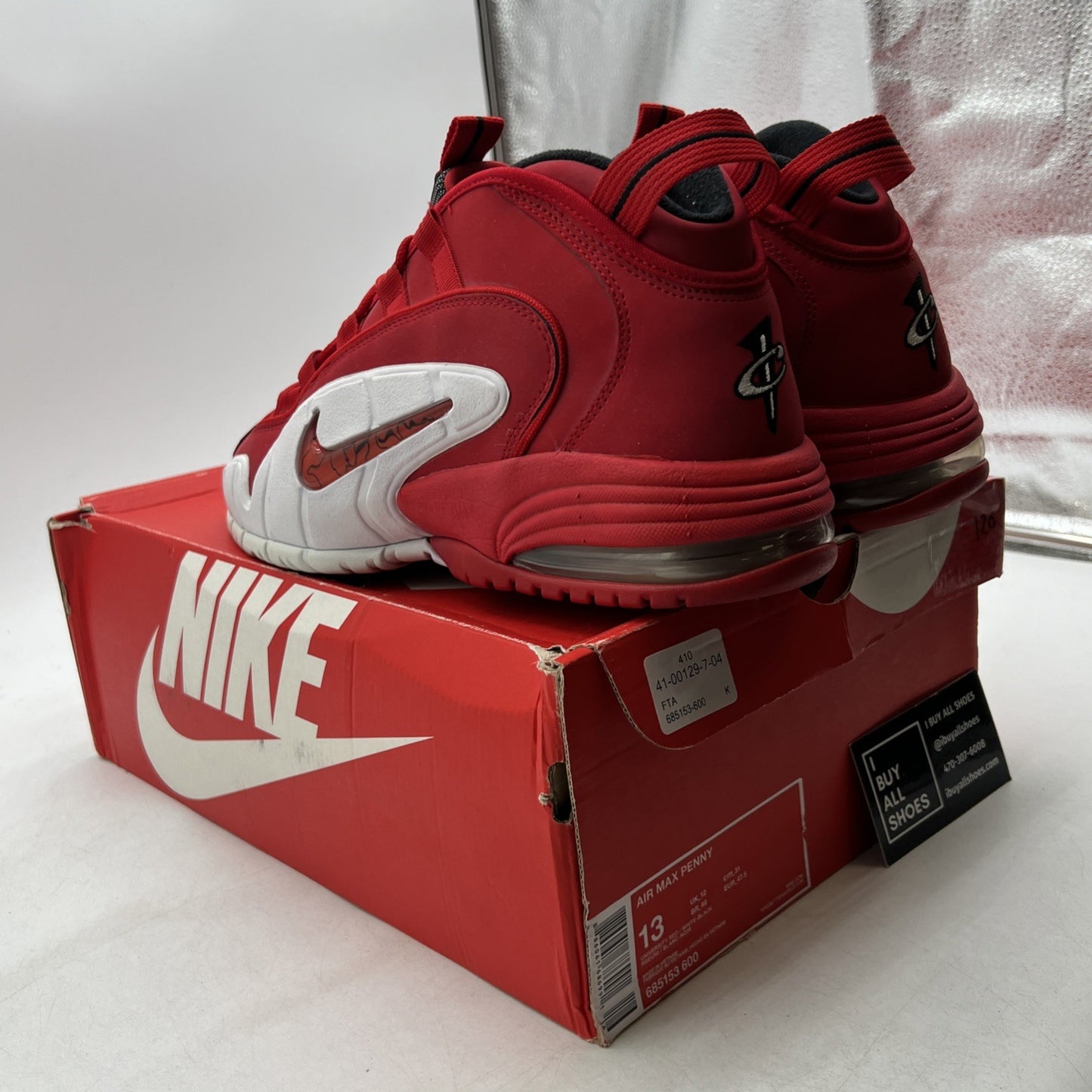 Size 13 - Nike Air Max Penny 1 University Red (685153-600)