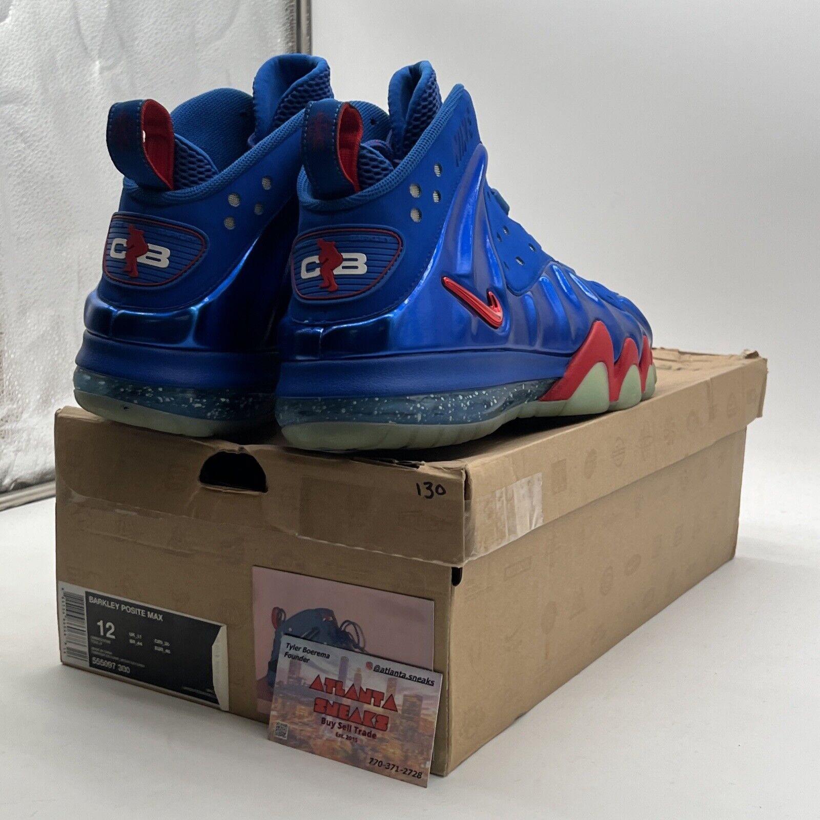 Size 12 - Nike Barkley Posite Max Sixers (555097-300)