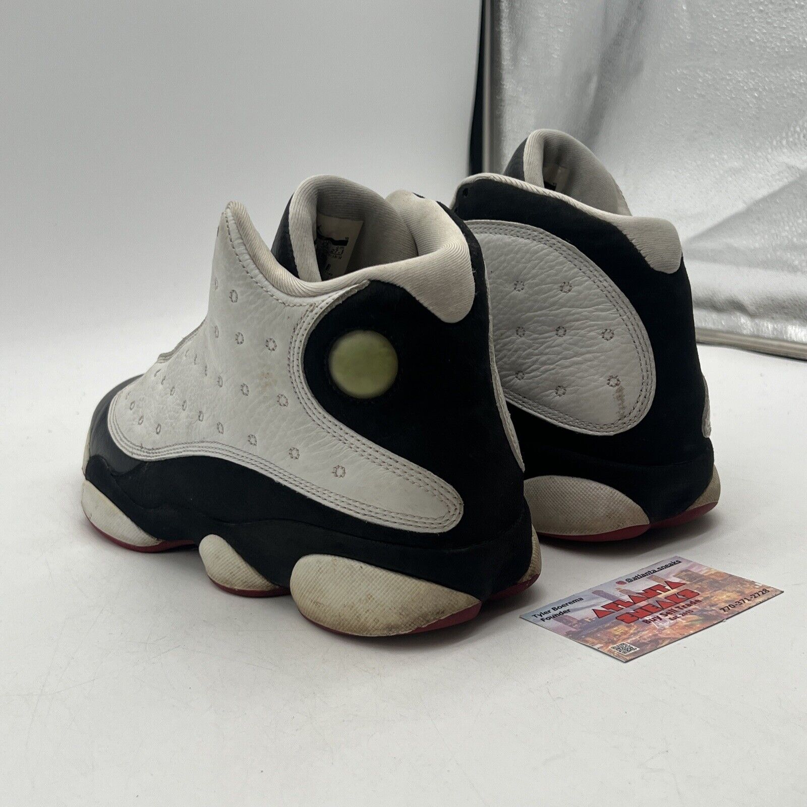 Size 9.5 - Air Jordan 13 Retro 2013 He Got Game White Black Red (309259-104)