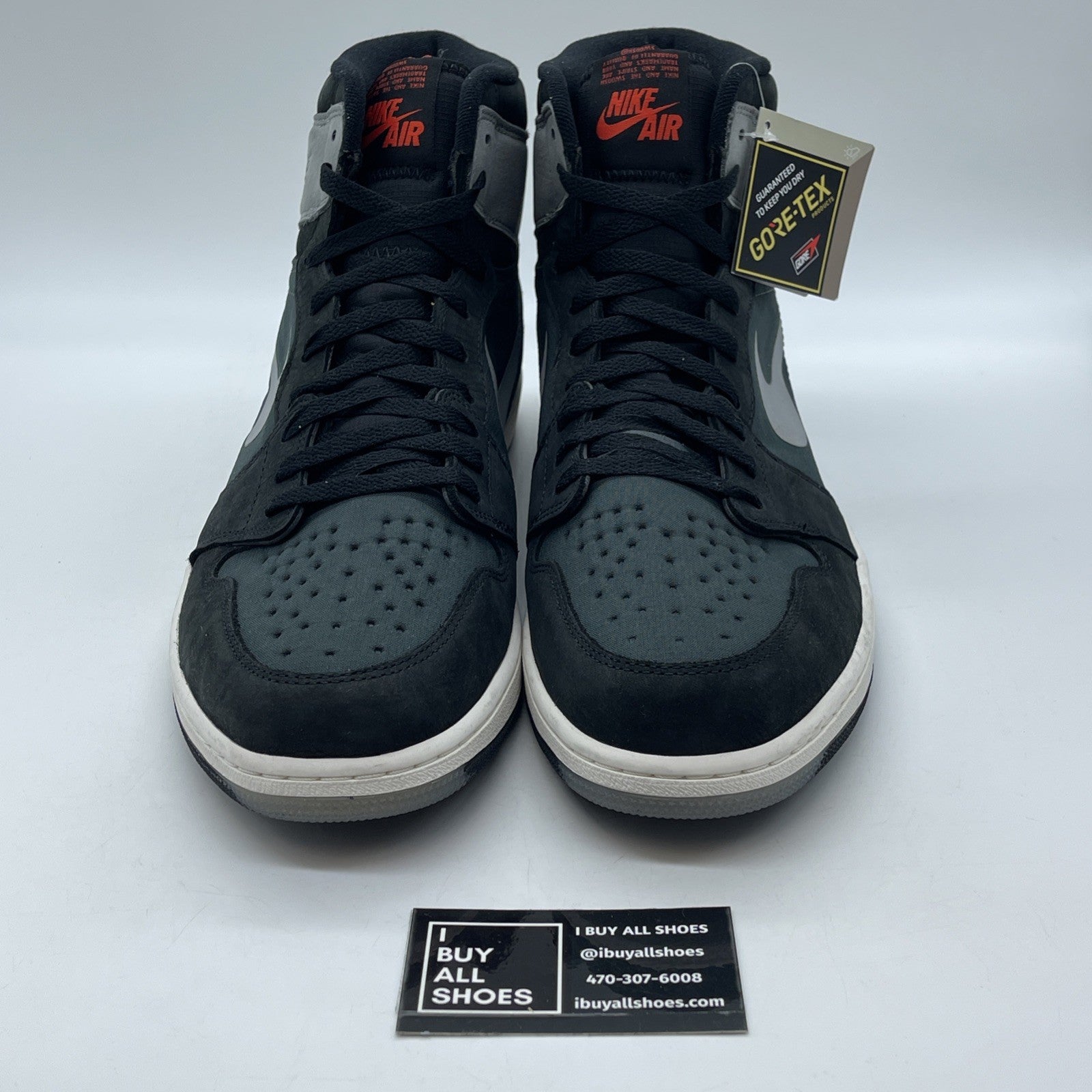 Size 16 - Air Jordan 1 Element GORE-TEX High Black Particle Grey (DB2889-001)