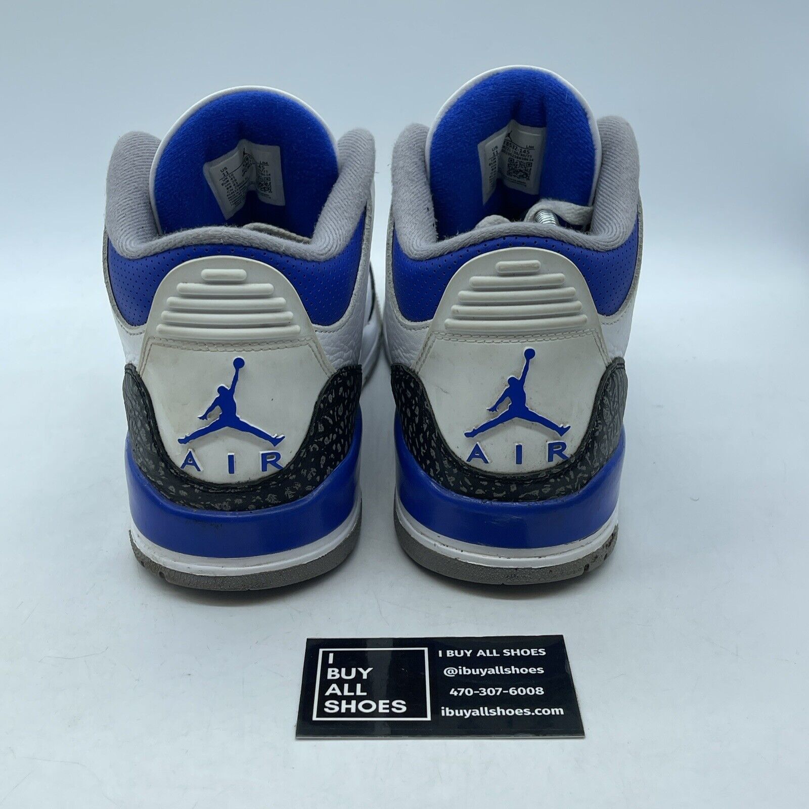 Size 11 - Jordan 3 Retro Mid Racer Blue White Grey Suede Leather (CT8532-145)