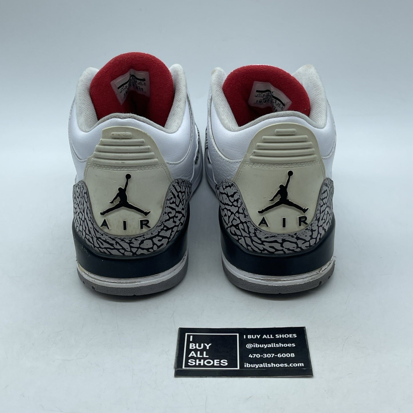 Size 11.5 - Air Jordan 3 Retro White Cement 2011 (136064-105)