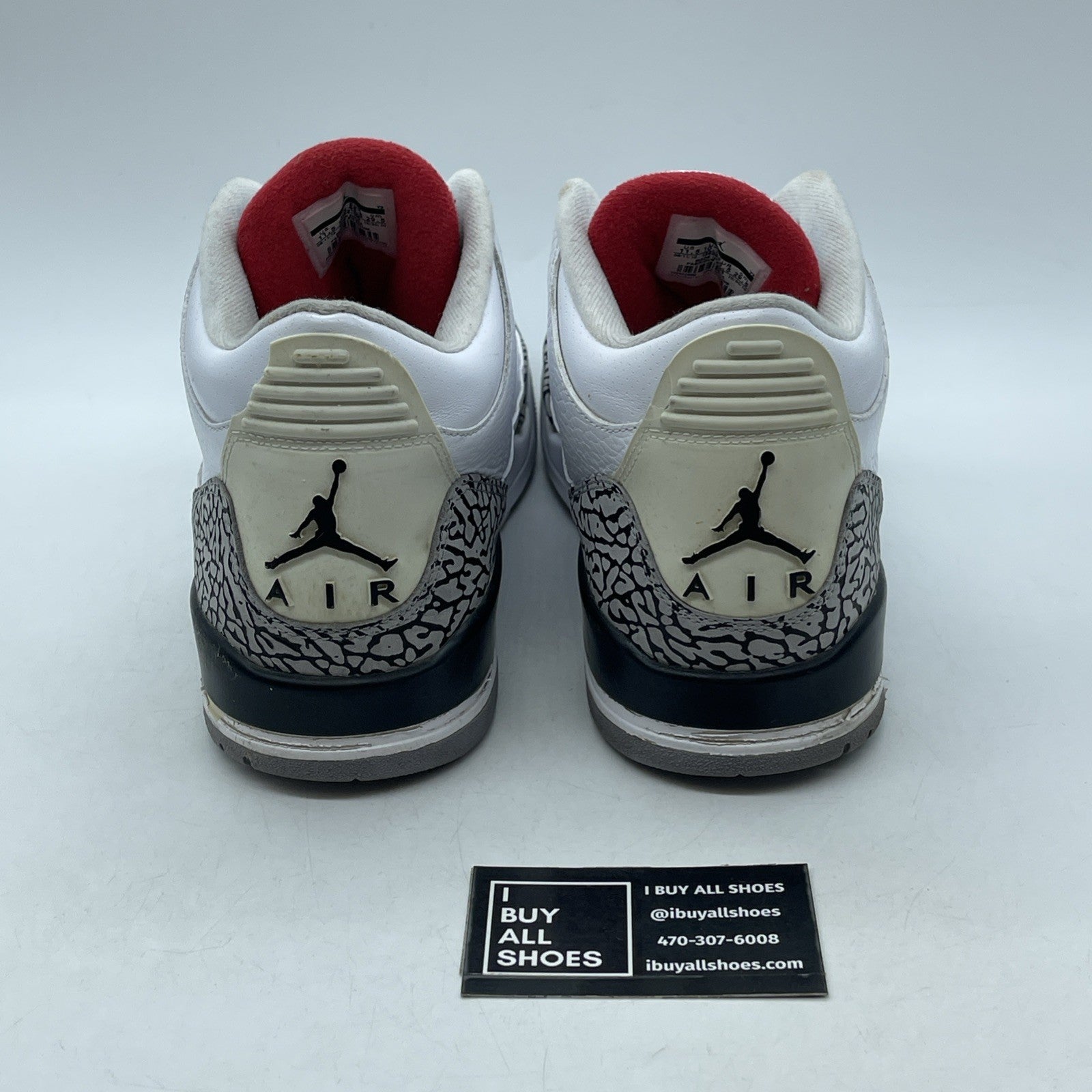 Size 11.5 - Air Jordan 3 Retro White Cement 2011 (136064-105)