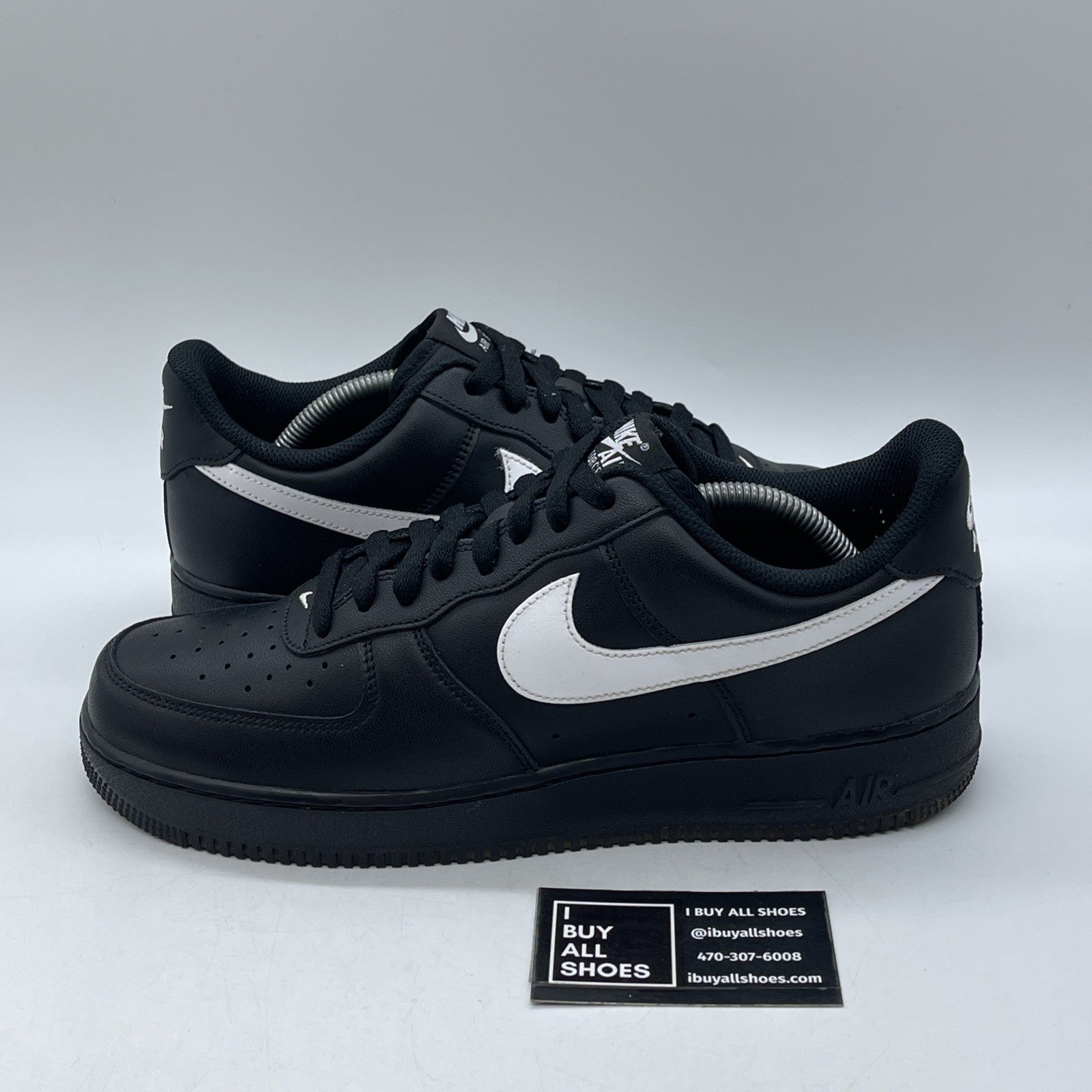 Size 11 - Nike Air Force 1 '07 Black White (FZ0627-010)