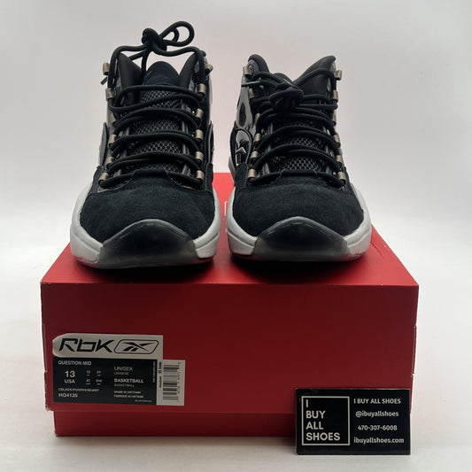 Size 13 - Reebok Panini x Question Mid Black Pulsar Prizm (HQ4135)