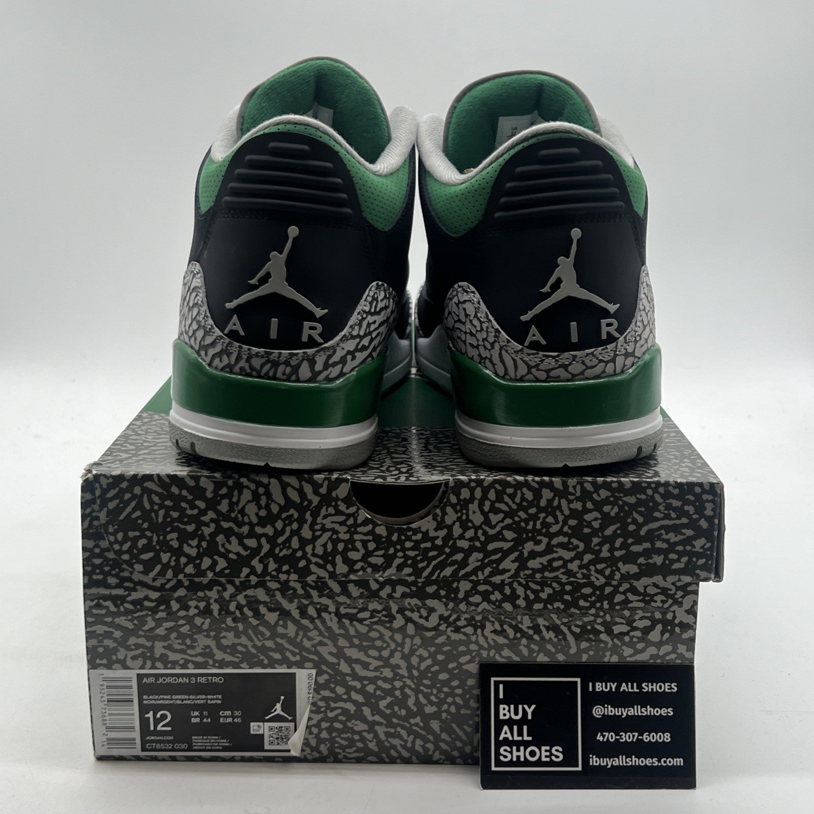 Size 12 - Air Jordan 3 Retro Mid Pine Green (CT8532-030)