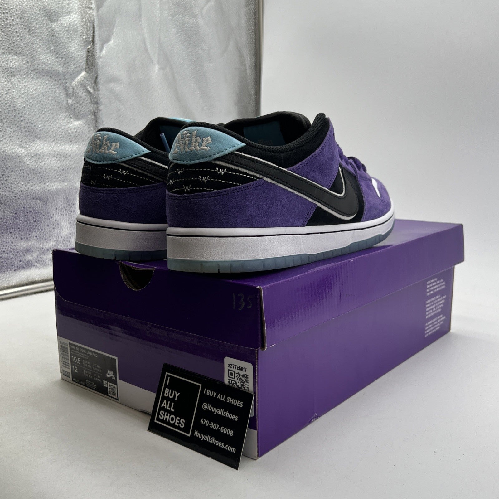 Size 10.5 - Nike Hayley Wilson x Dunk SB Low Court Purple (HJ0513-500)