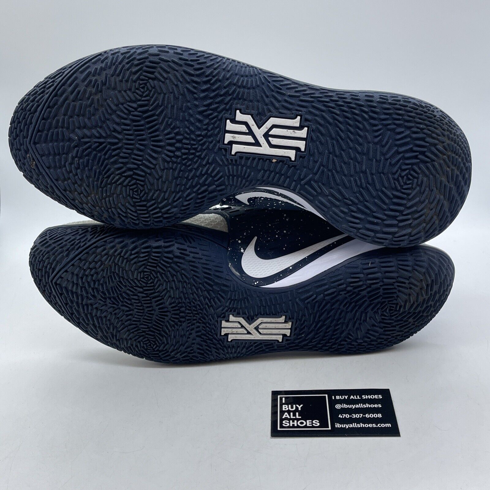 Size 12 - Nike Kyrie 2 TB Low College Navy Blue White Suede Leather (CN9827-110)