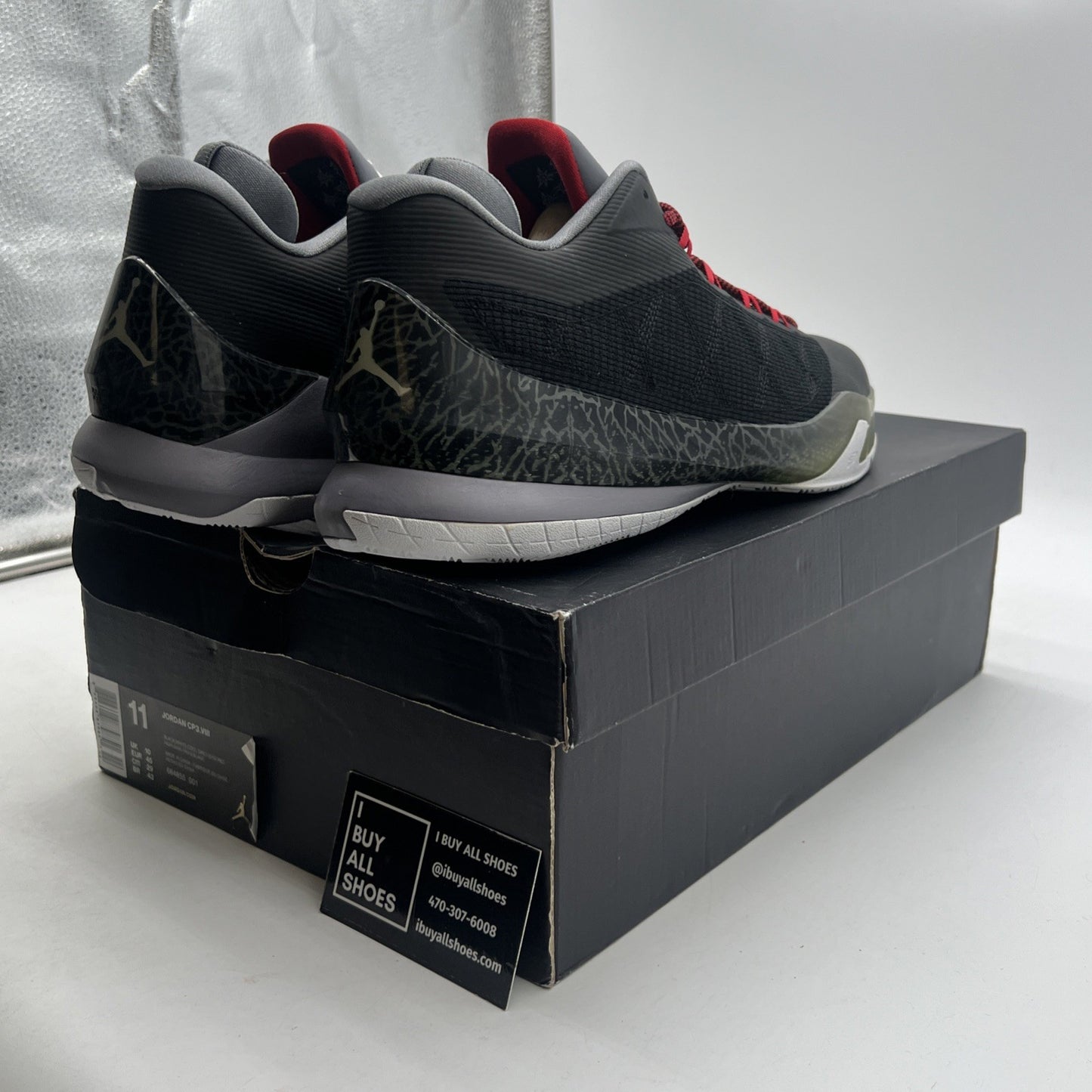 Size 11 - Air Jordan CP3.VIII Black (684855-001)