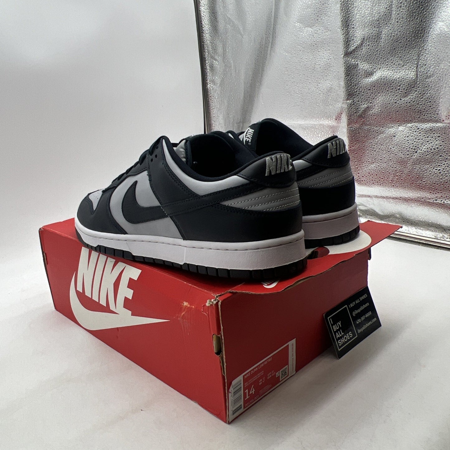 Size 14 - Nike Dunk Low Georgetown (DD1391-003)