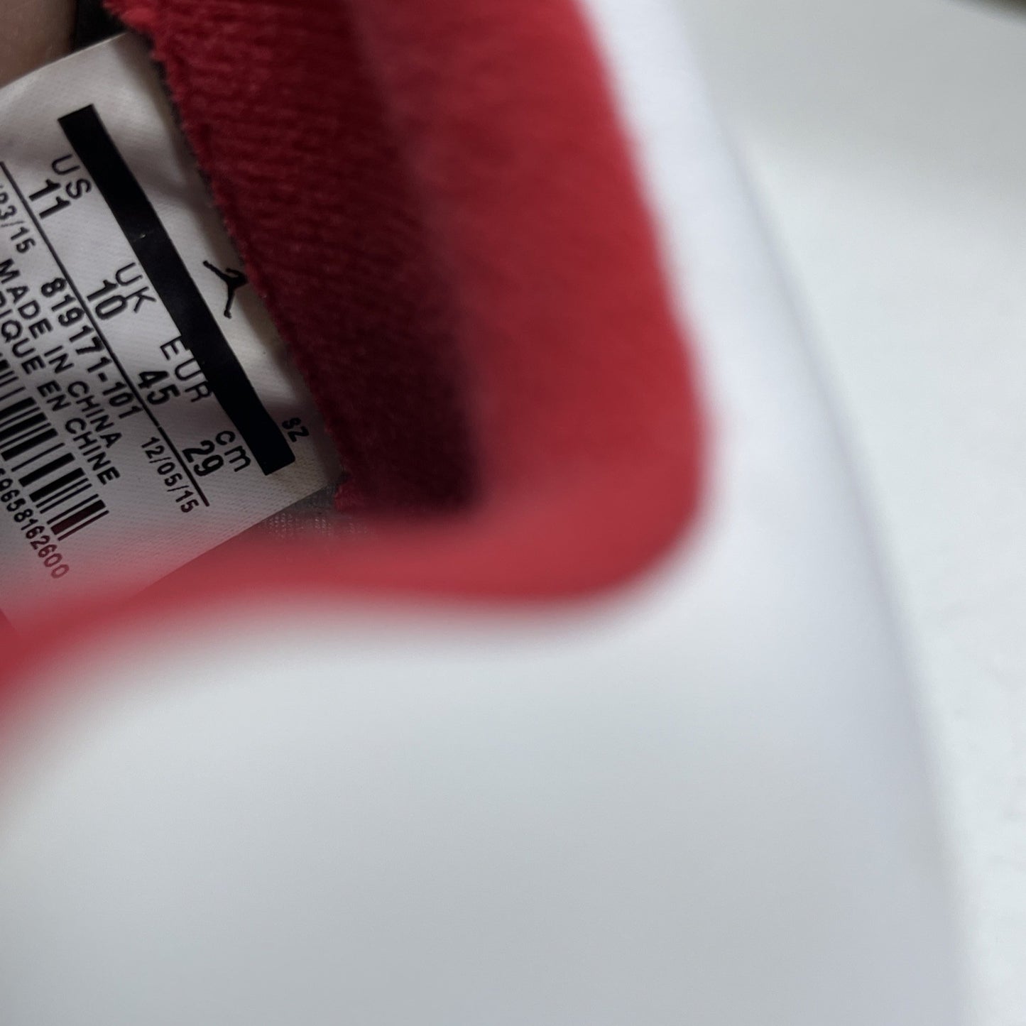 Size 11 - Air Jordan 5 Retro 2016 Low Fire Red White Leather (819171-101)