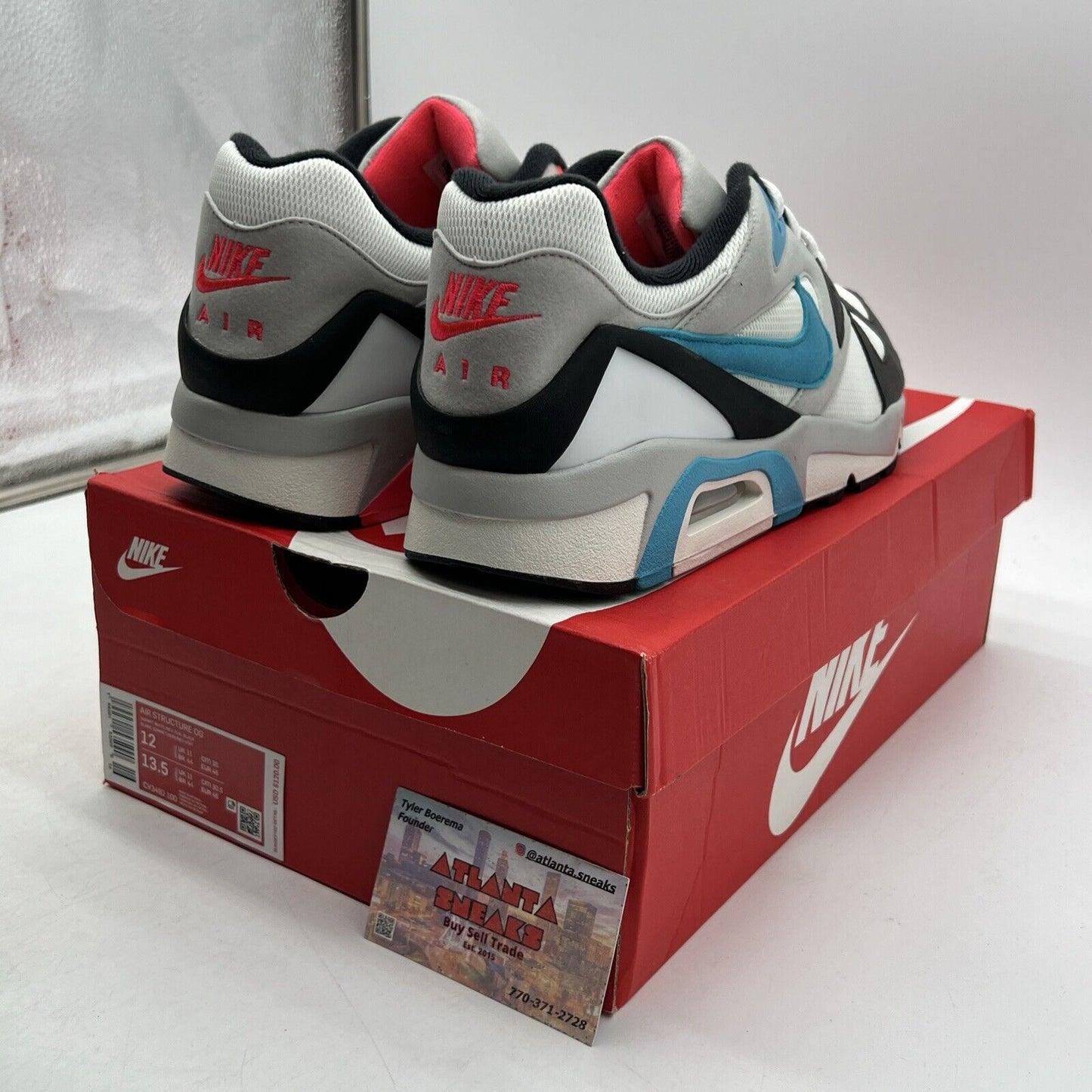 Size 12 - Nike Air Structure Triax 91 OG 2021 Neo Teal (CV3492-100)