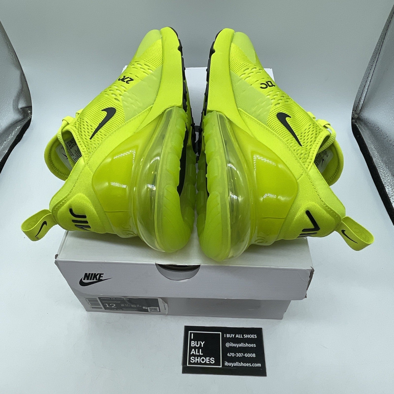 Size 12W - Nike Air Max 270 Tennis Ball (DV2226-300)