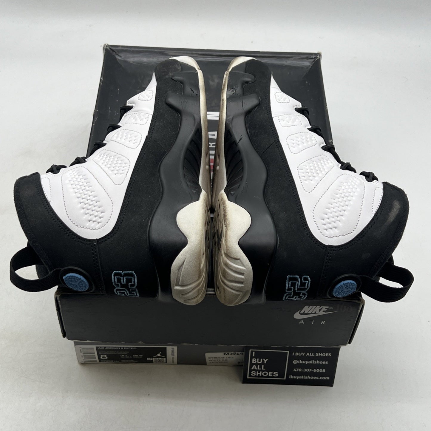 Size 8 - Air Jordan 9 Retro University Blue 2020 (CT8019-140)