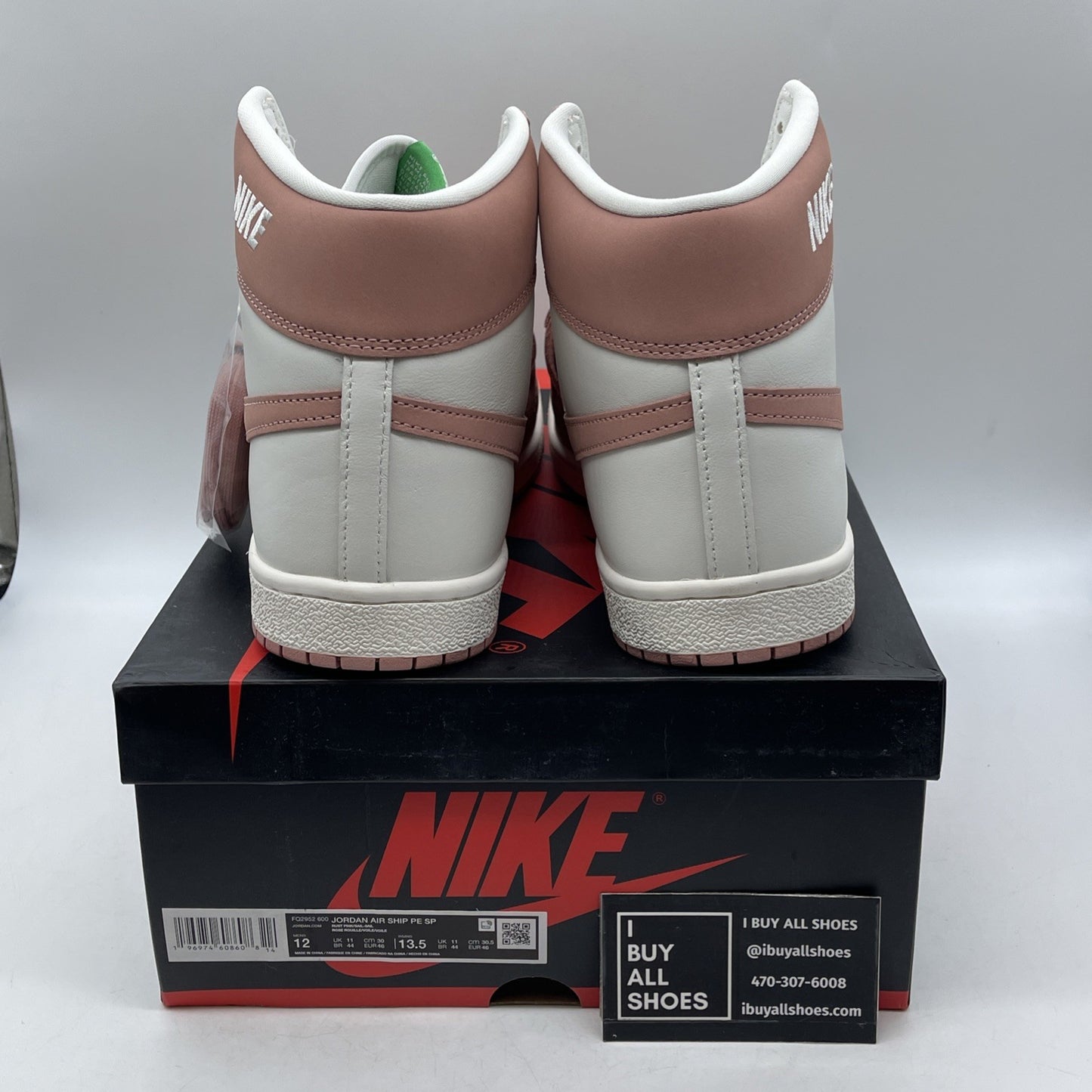 Size 12 - Air Jordan Air Ship PE SP Rust Pink (FQ2952-600).