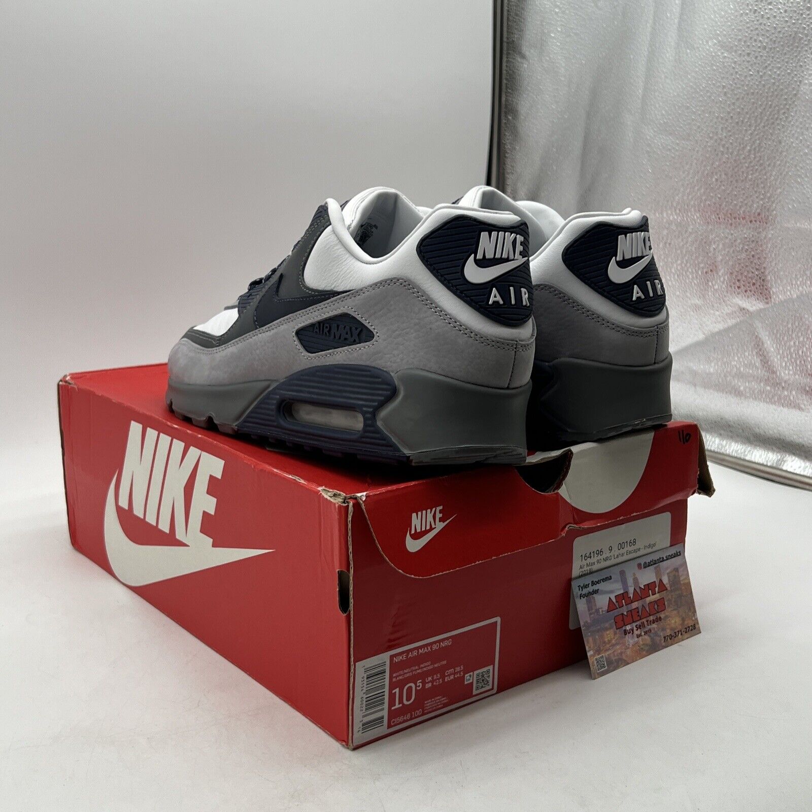 Size 10.5 - Nike Air Max 90 NRG Lahar Escape - Indigo (CI5646-100)