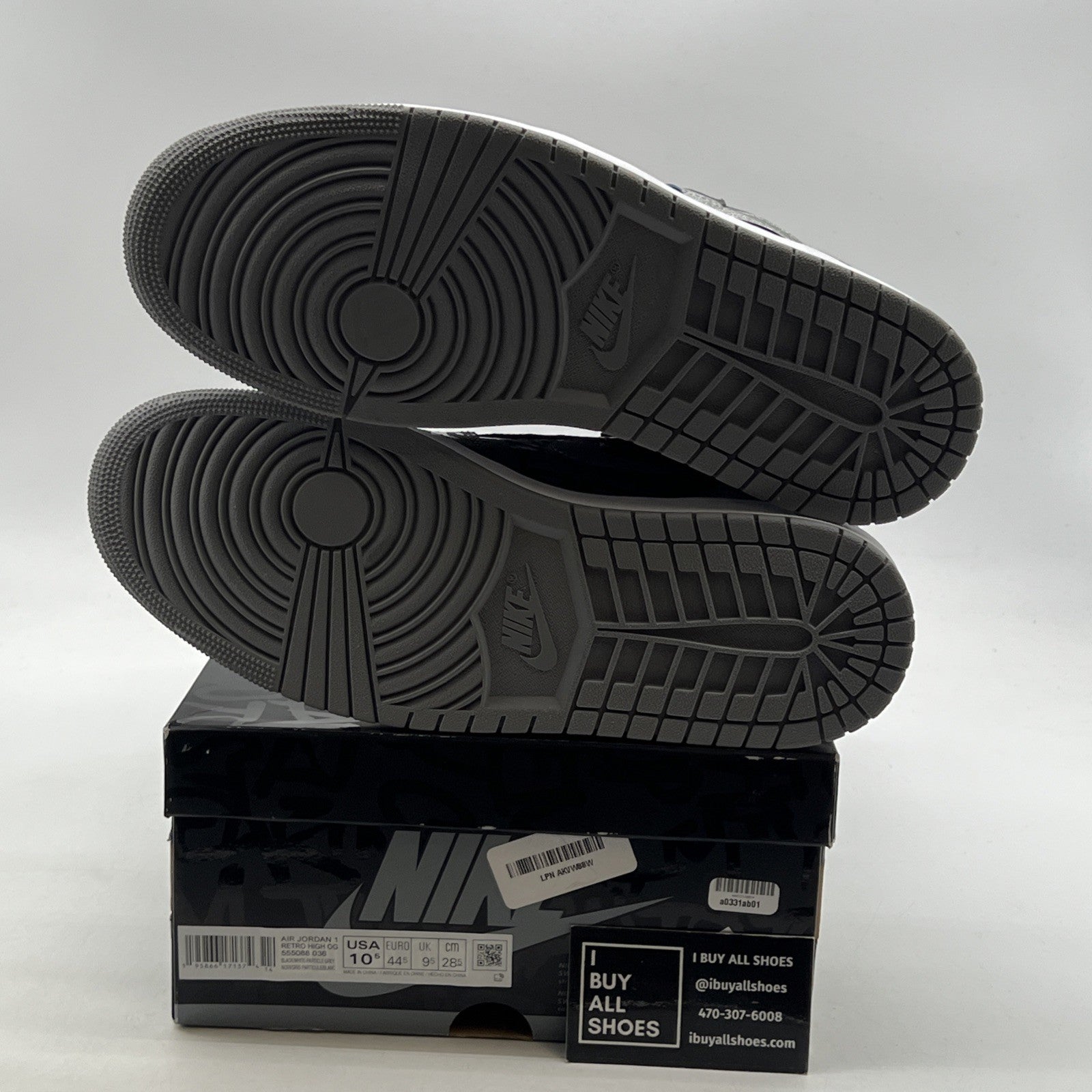 Size 10.5 - Air Jordan 1 OG High Rebellionaire (555088-036)