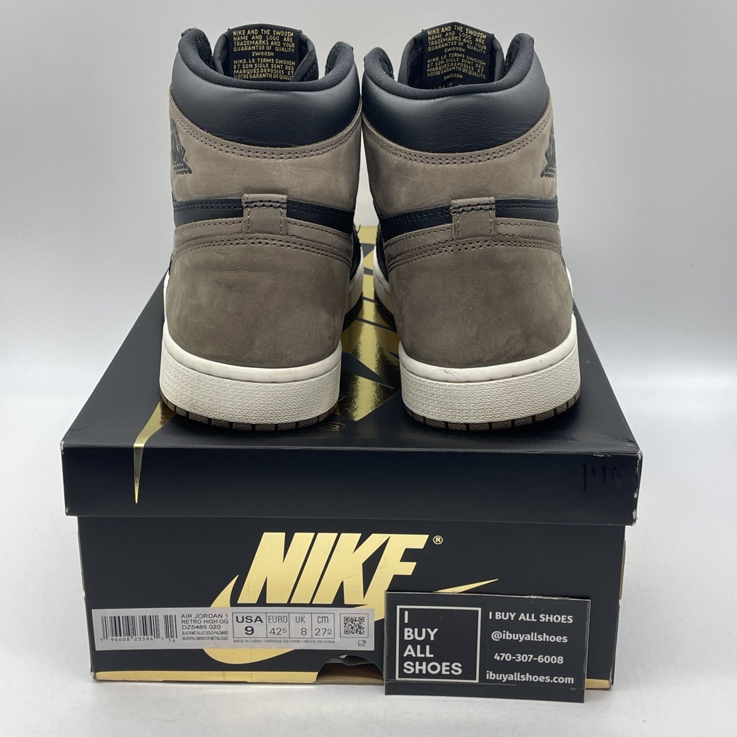 Size 9 - Air Jordan 1 Retro OG High Palomino (DZ5485-020)
