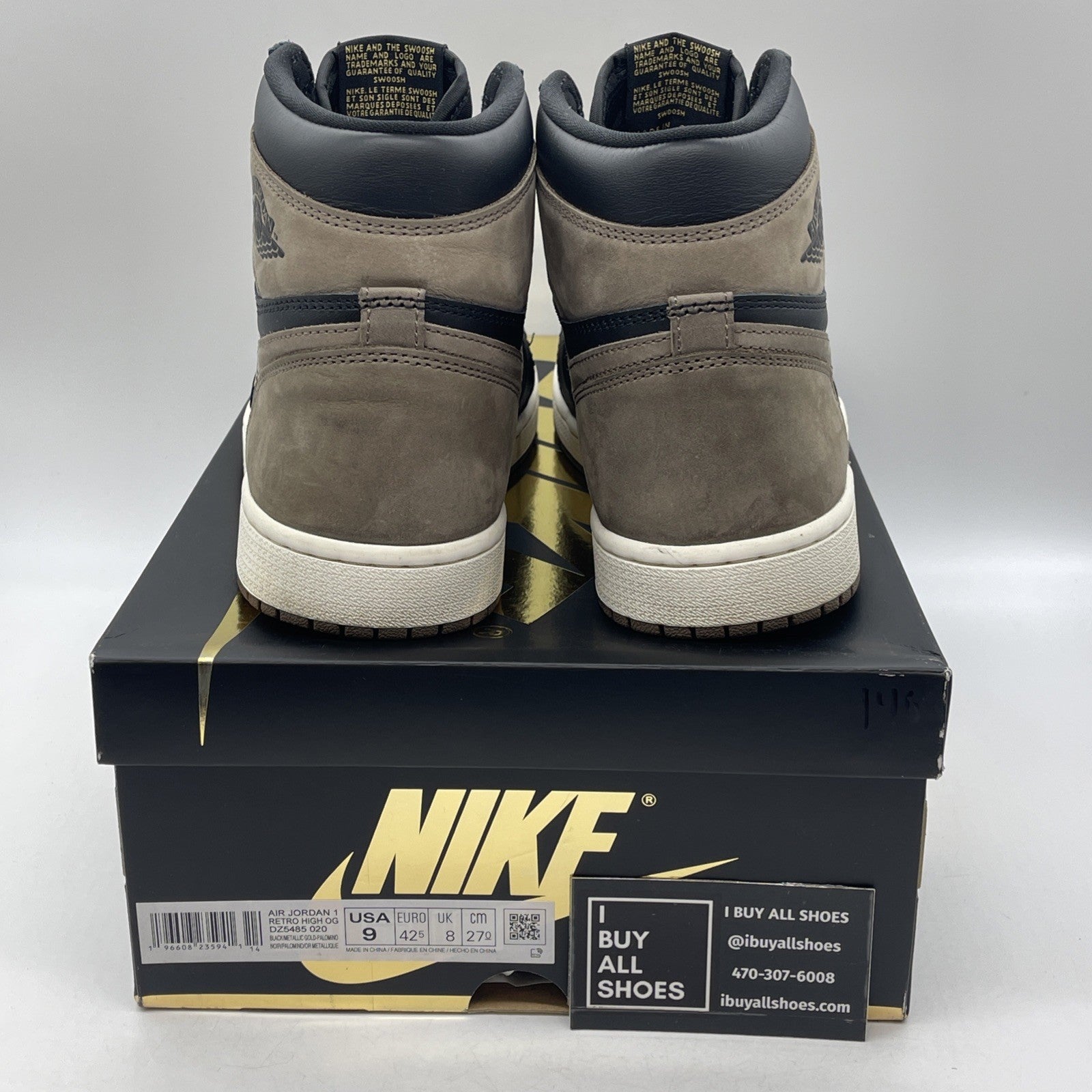 Size 9 - Air Jordan 1 Retro OG High Palomino (DZ5485-020)