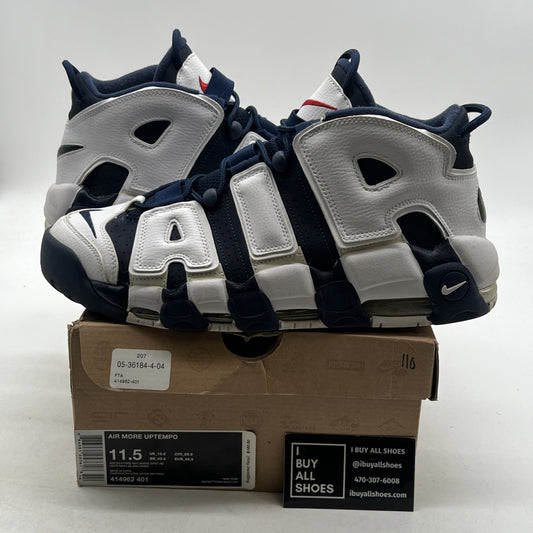 Size 11.5 - Nike Air More Uptempo 2012 Olympic (414962-401)