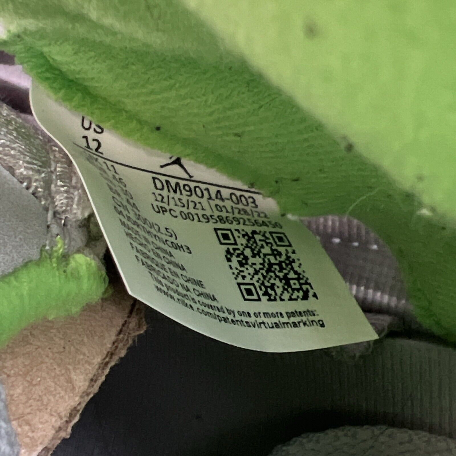 Size 12 - Jordan 5 Retro Green Bean Grey (DM9014-003)