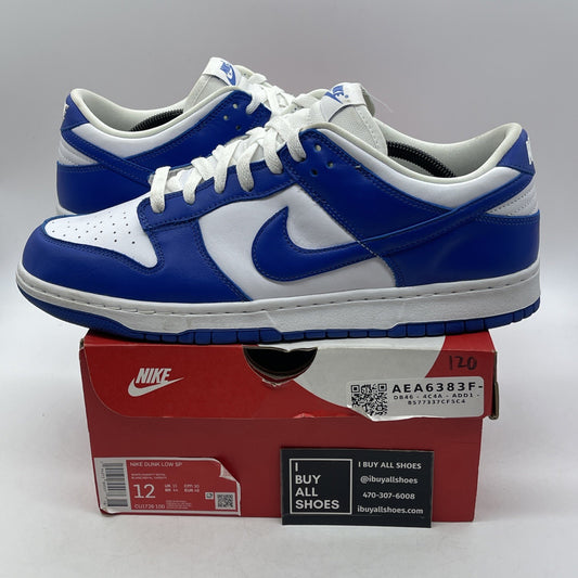 Size 12 - Nike Dunk Low Retro SP Kentucky 2020 (CU1726-100)