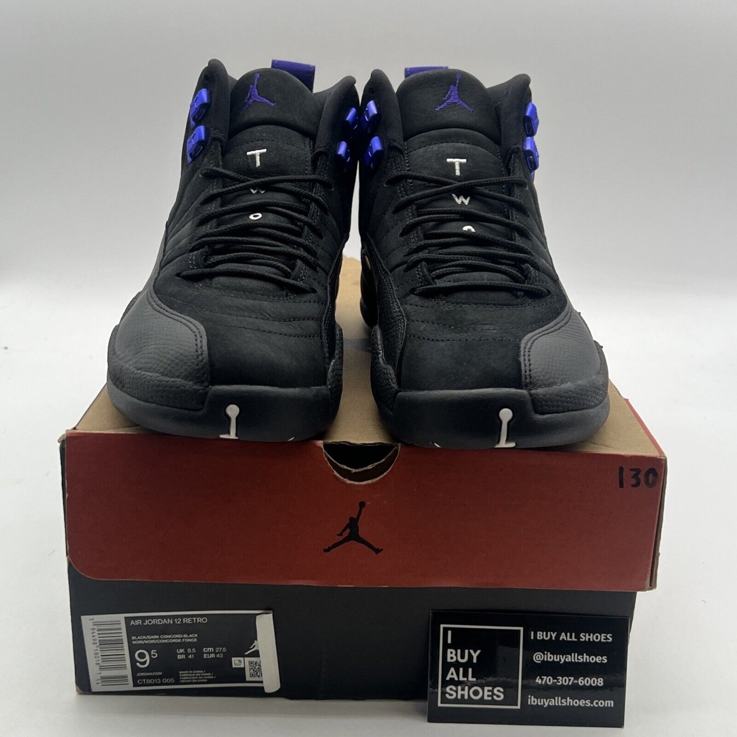 Size 9.5 - Air Jordan 12 Retro Dark Concord (CT8013-005)