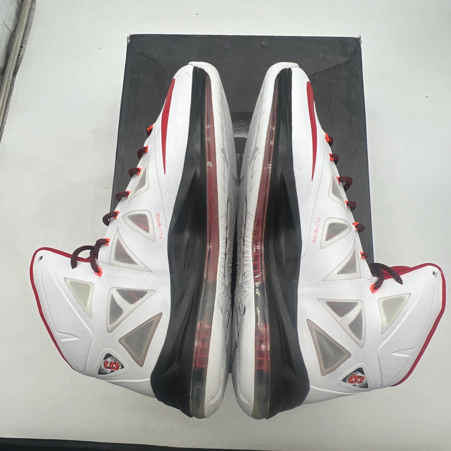 Size 13 - Nike LeBron 10 Heat Home (541100-100)