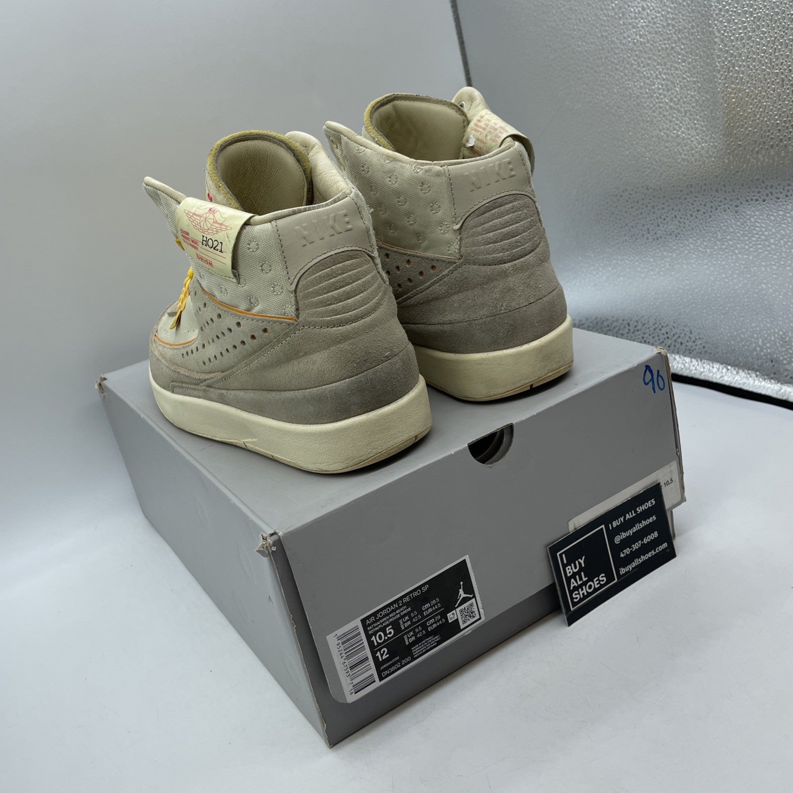 Size 10.5 - Union LA x Air Jordan 2 Retro SP Rattan Brown Suede (DN3802-200)
