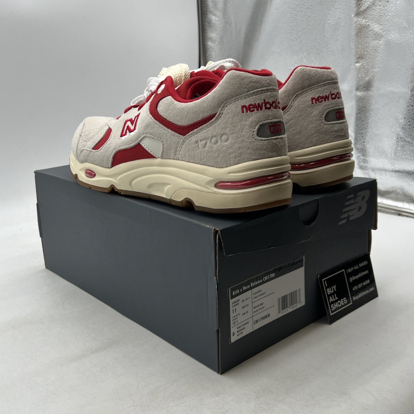 Size 11 - Kith x New Balance 1700 Canada Pack - Marshmallow (CM1700KM)