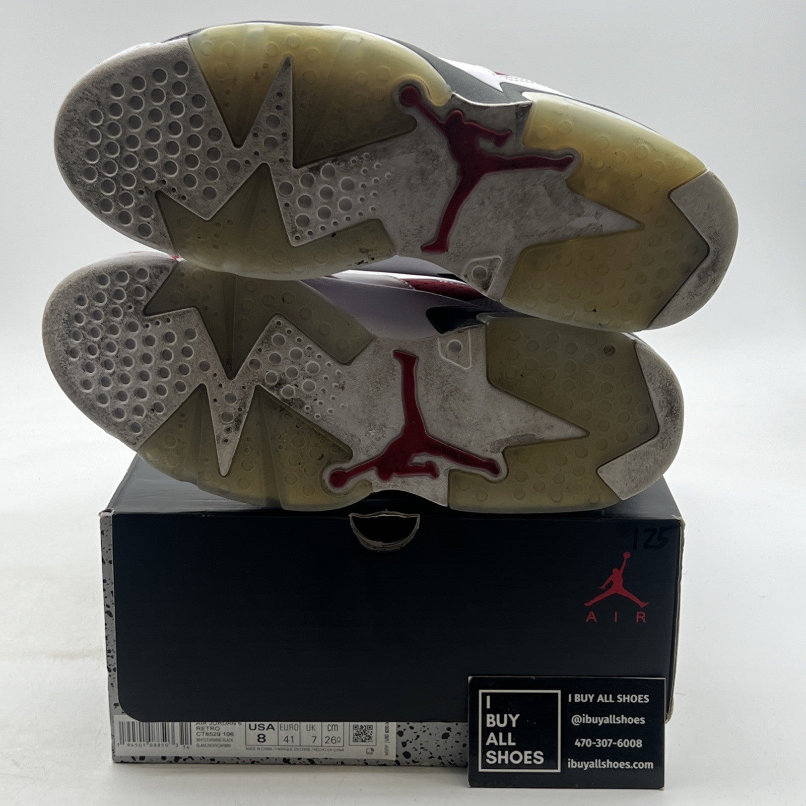 Size 8 - Air Jordan 6 Retro OG Mid Carmine (CT8529-106)