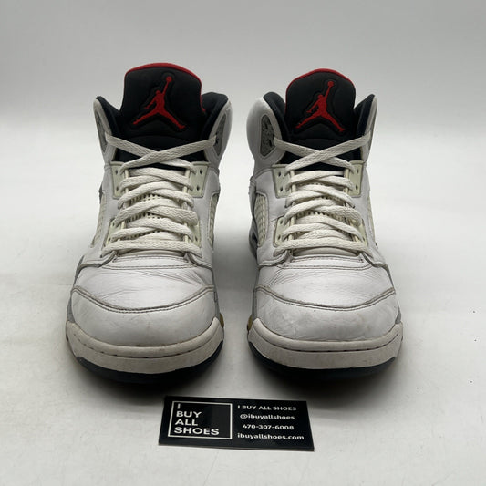Size 11 - Air Jordan 5 Retro White Cement (136037-104)