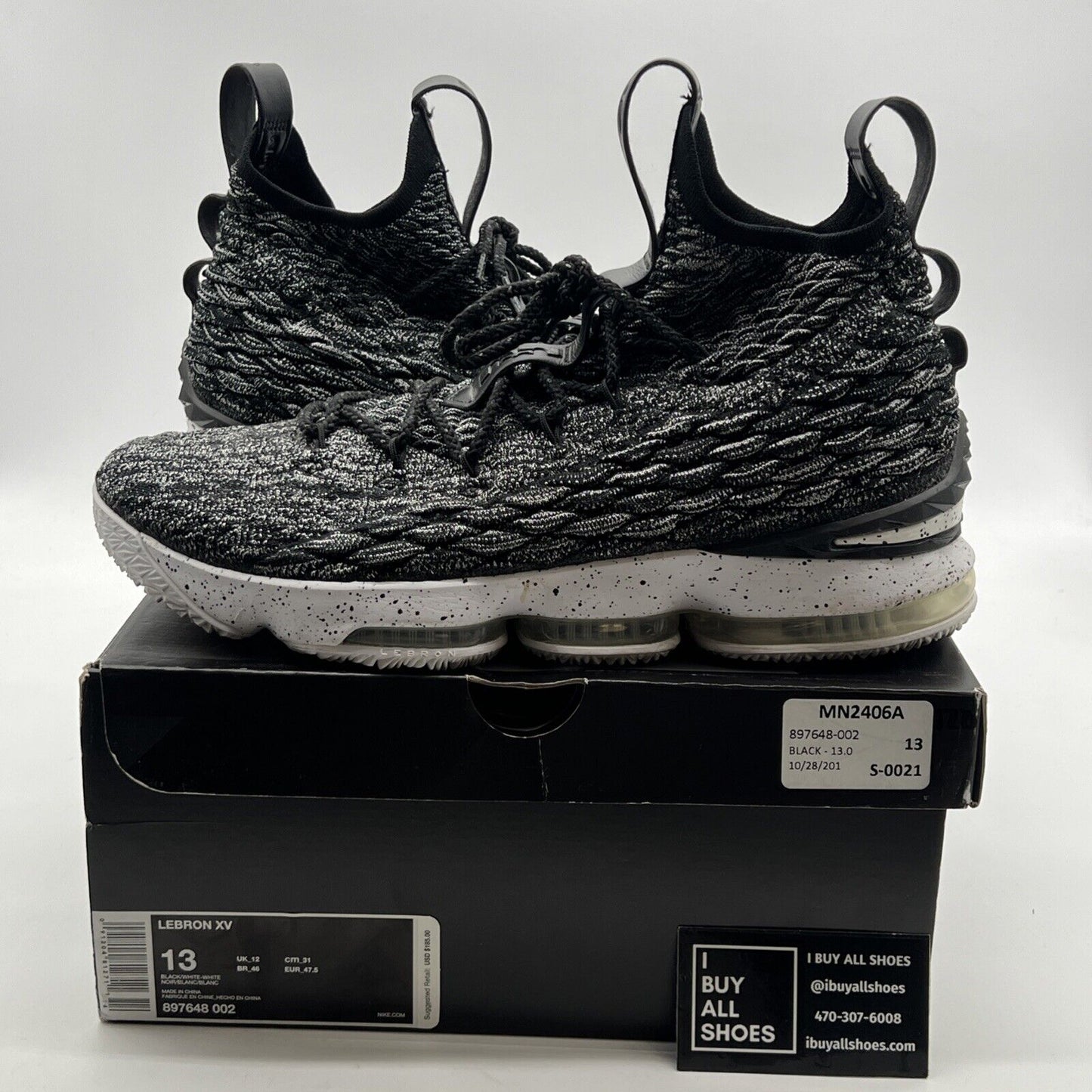 Size 13 - Nike LeBron 15 Ashes - (897648-002)
